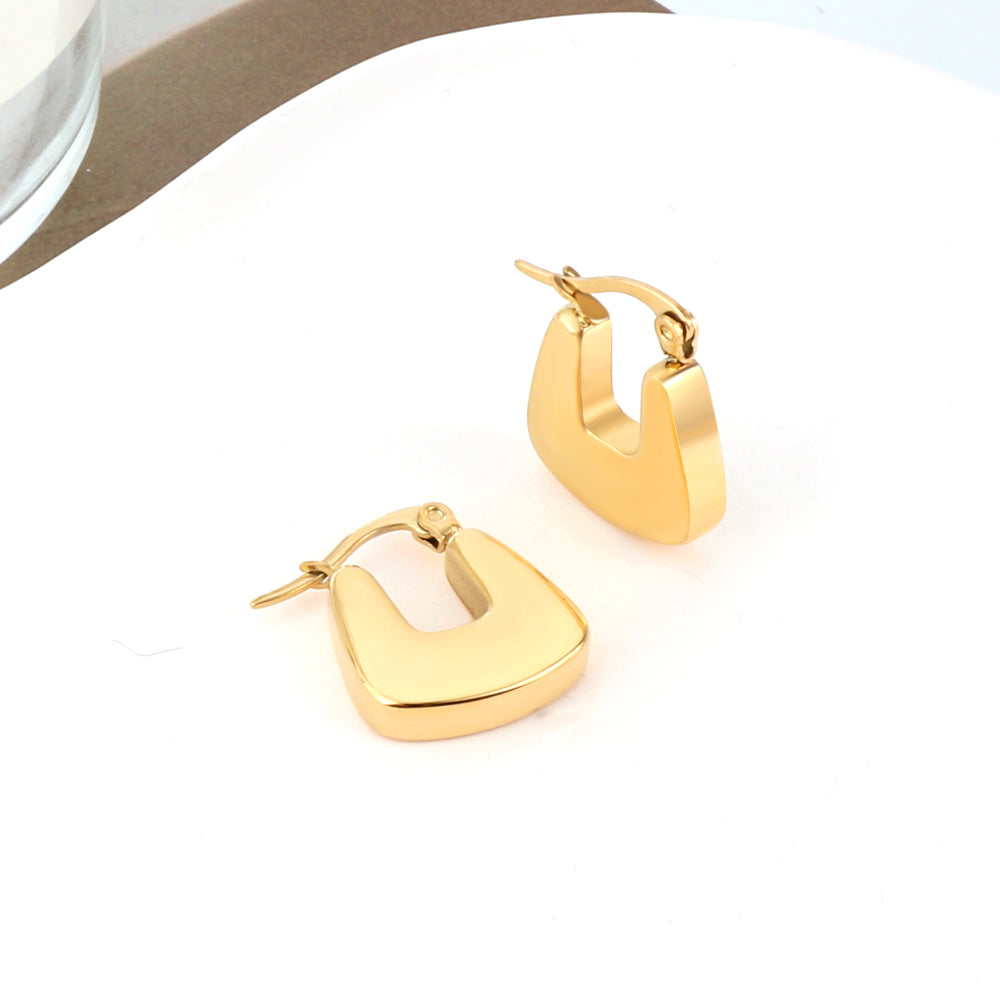 Argollas Cuadradas Chunky
