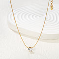 Collar Corazón Blanco
